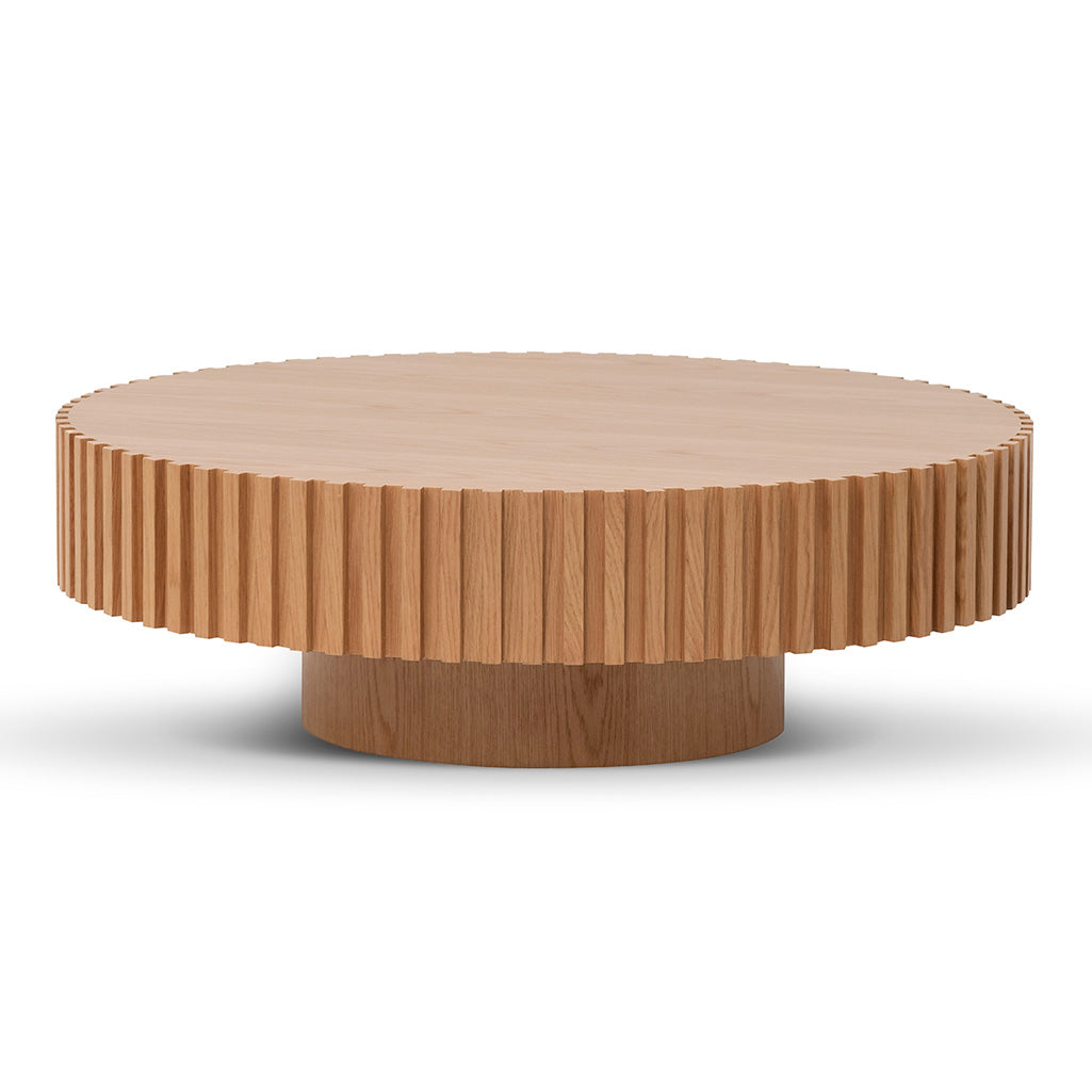 CCF6860-CN Oak Round Coffee Table – Natural
