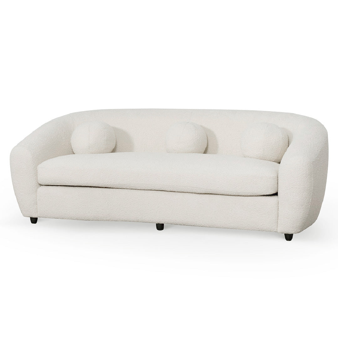 CLC6829-CA 3 Seater Sofa – Ivory White Boucle