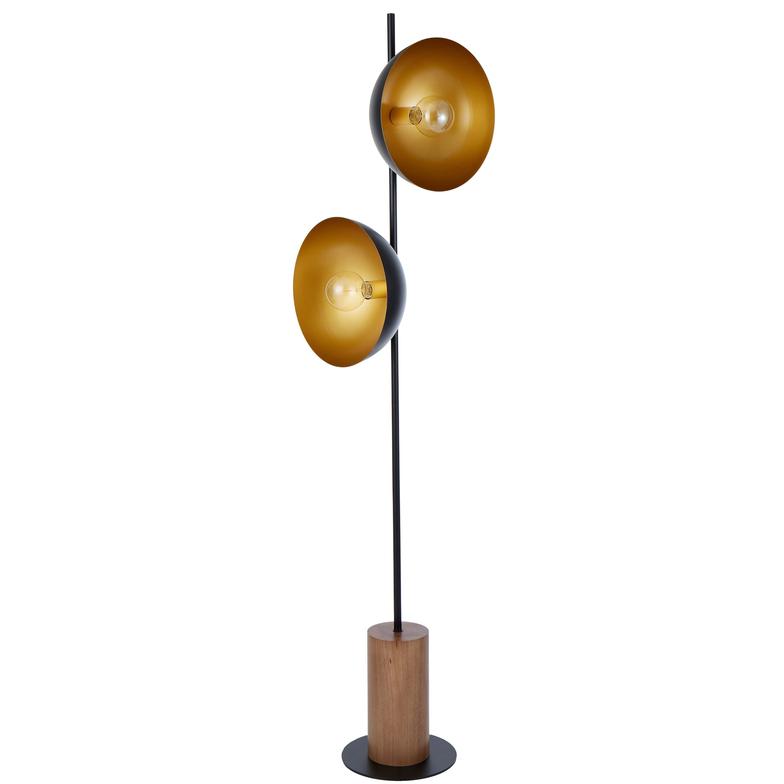GRAND DESIGNS SPOTLIGHT FLOOR LAMP BLACK/BRASS 35X35X160CM