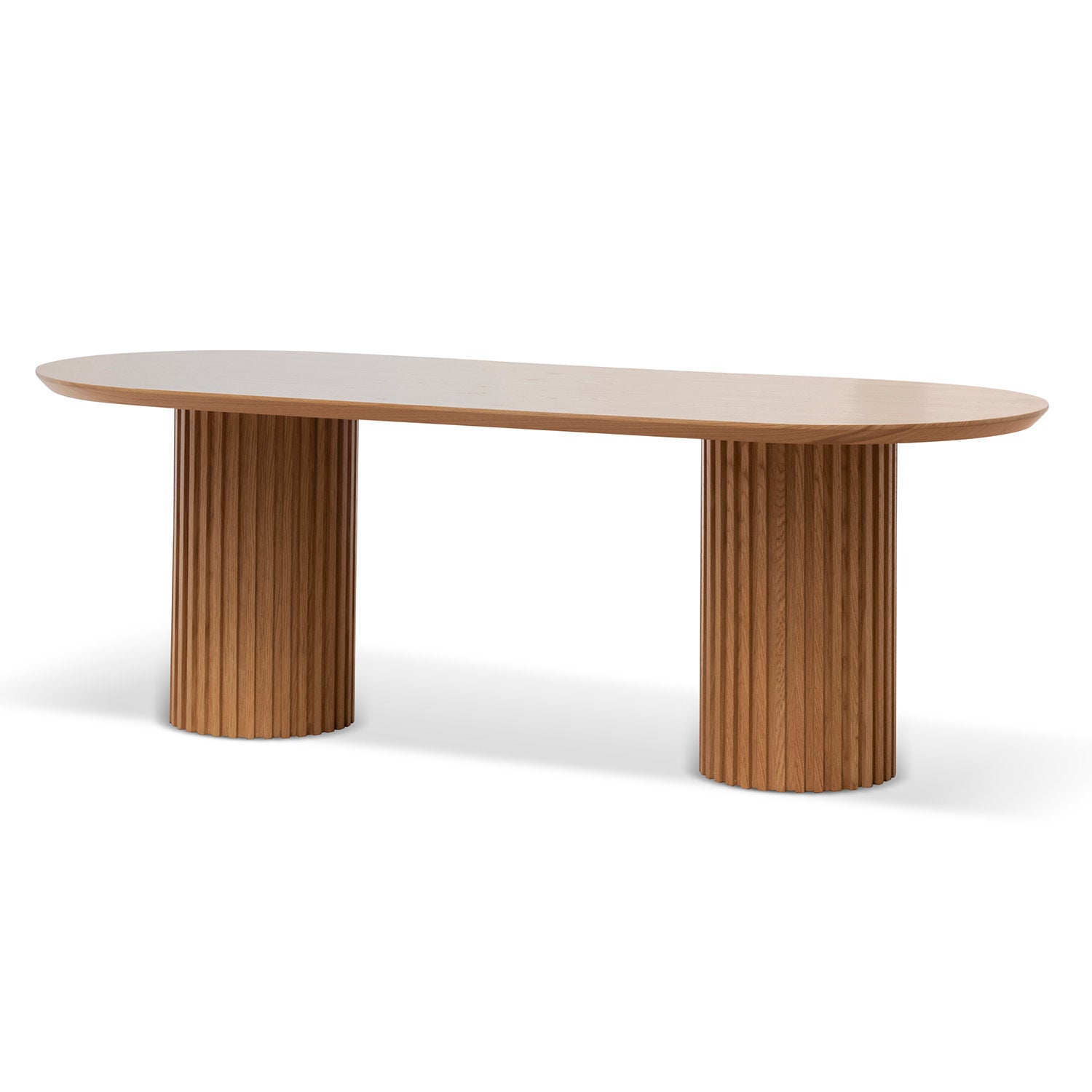 Oval Dining Table – Natural 2.2m